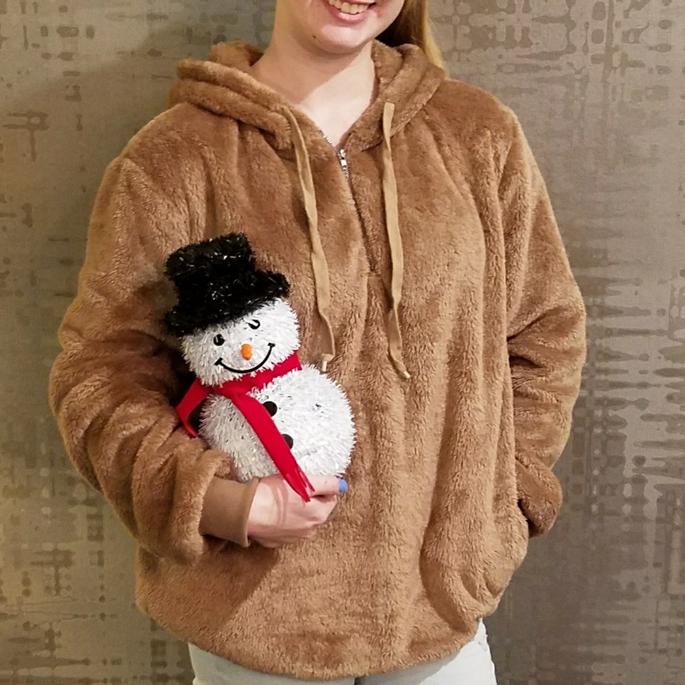 NWT Women's Faux Fleece Hoodie